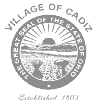 Village of Cadiz, OH logo 1